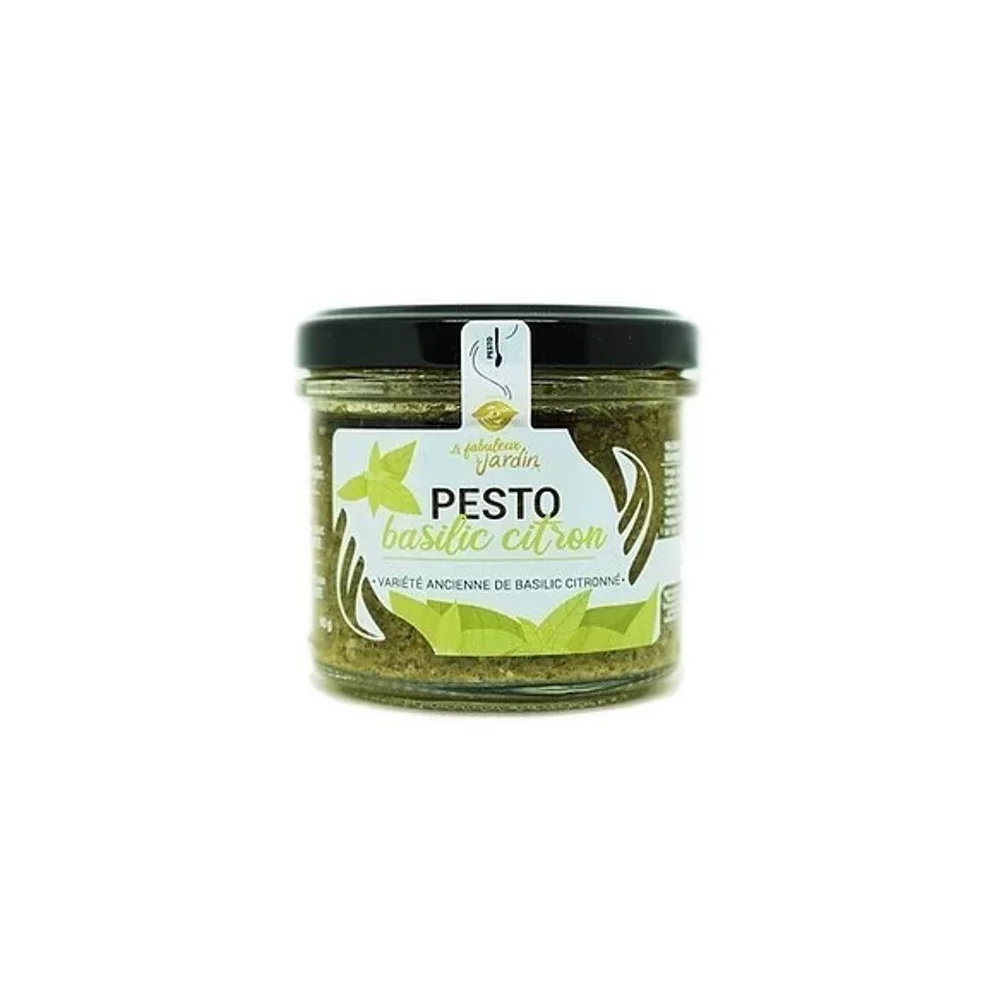 Pesto Basilic Citron 90g Le Fabuleux Jardin BIO