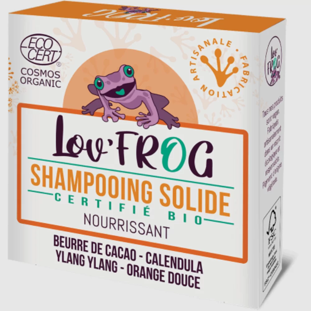 Shampooing Solide Nourissant Bio Lov'Frog 50gr
