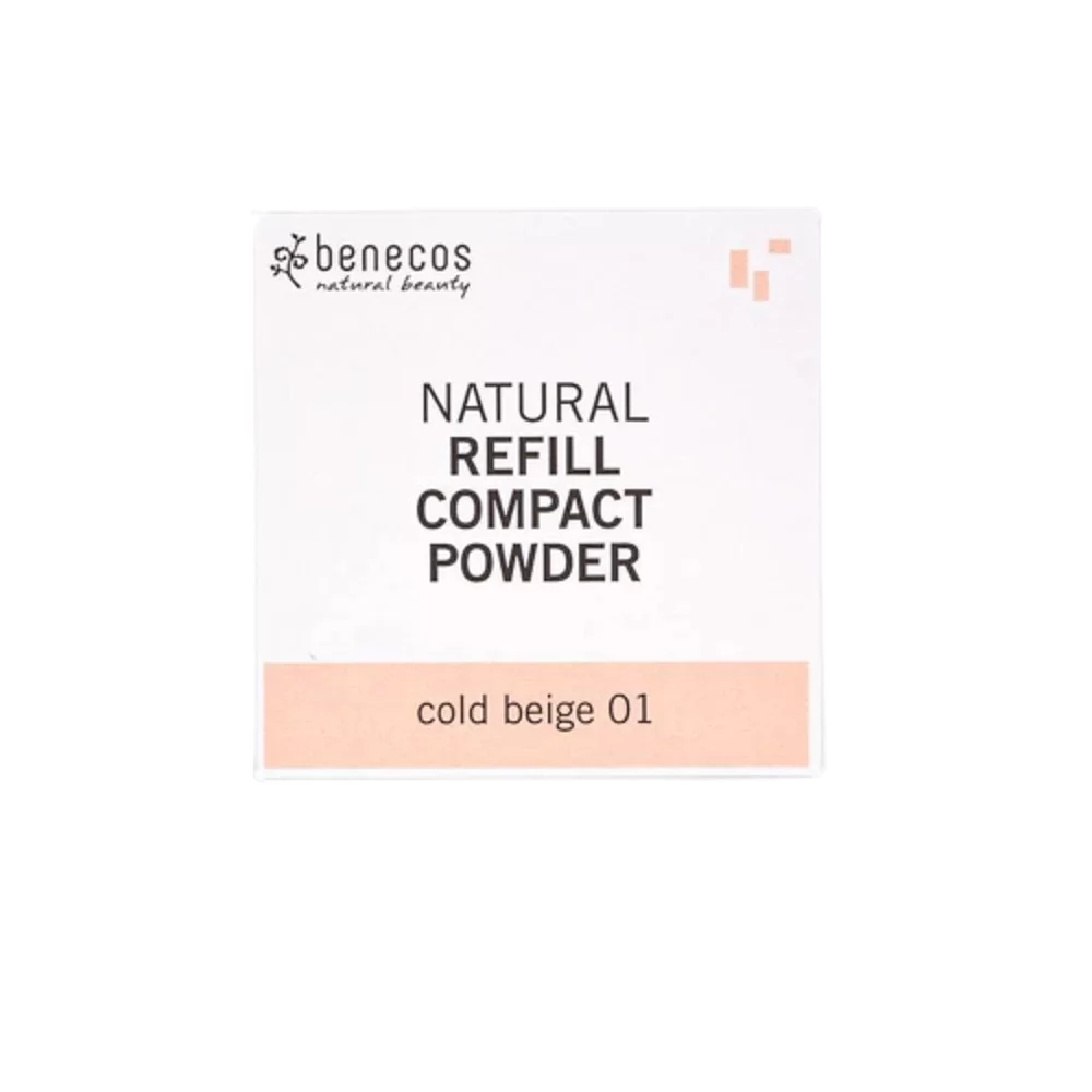 Recharge poudre compact Cold beige 6g Benecos VEGAN