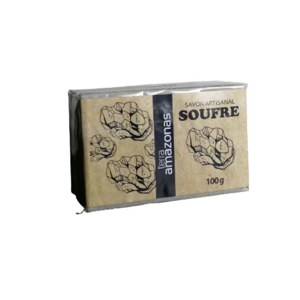 Savon artisanal Soufre 100 g  Terra Amazonas