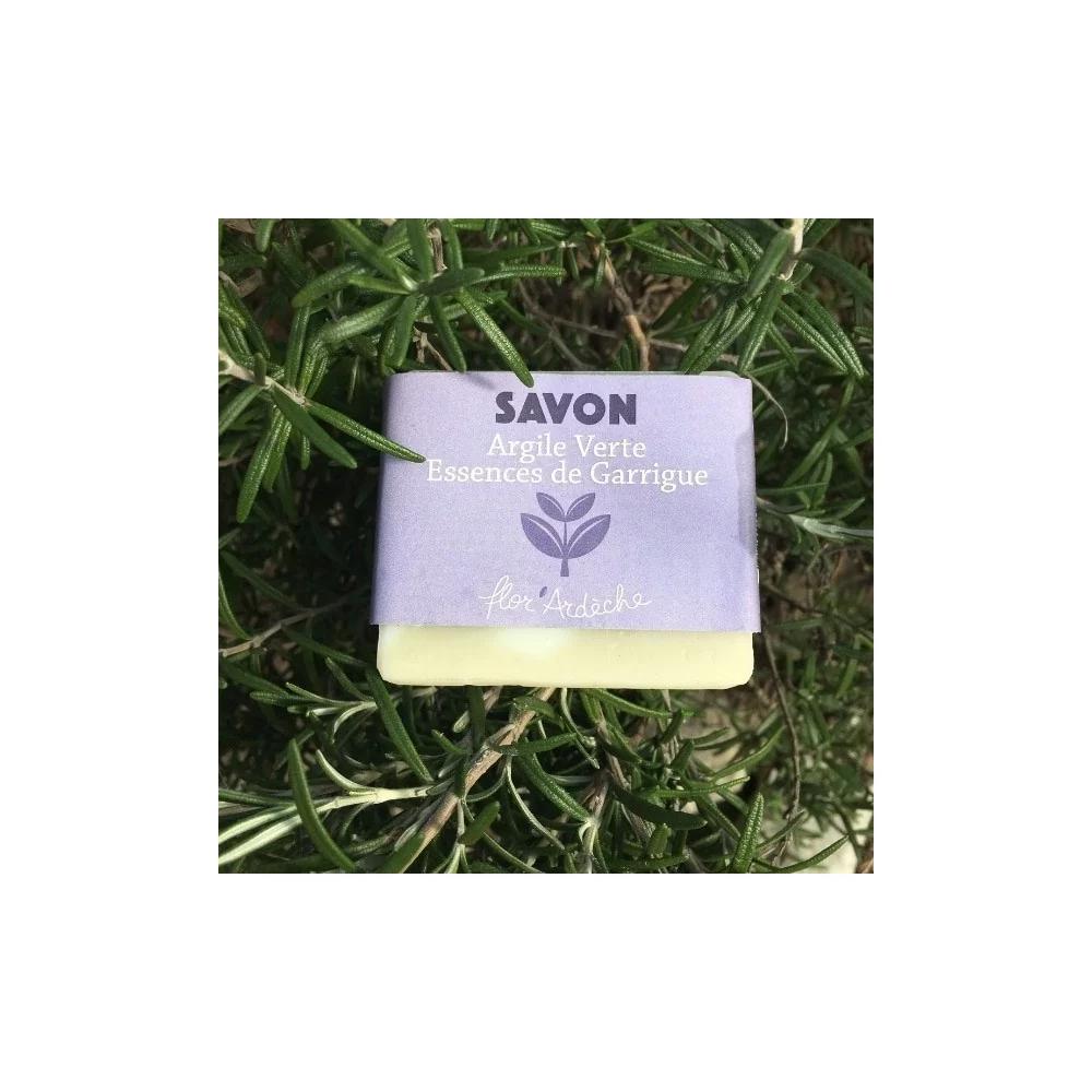 Savon à l'Argile Verte 100g Flor'Ardèche