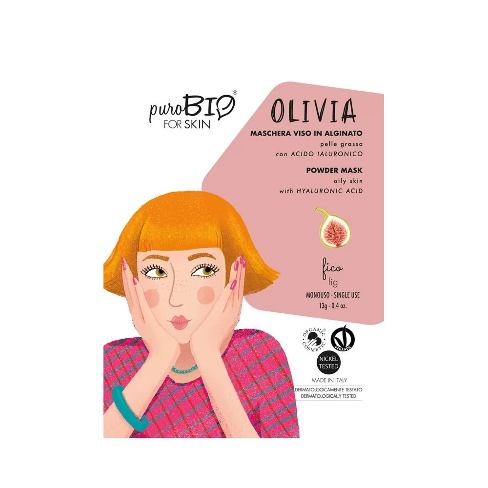 Masque Peel-Off  Olivia – Peau Grasse - PUROBIO Figue