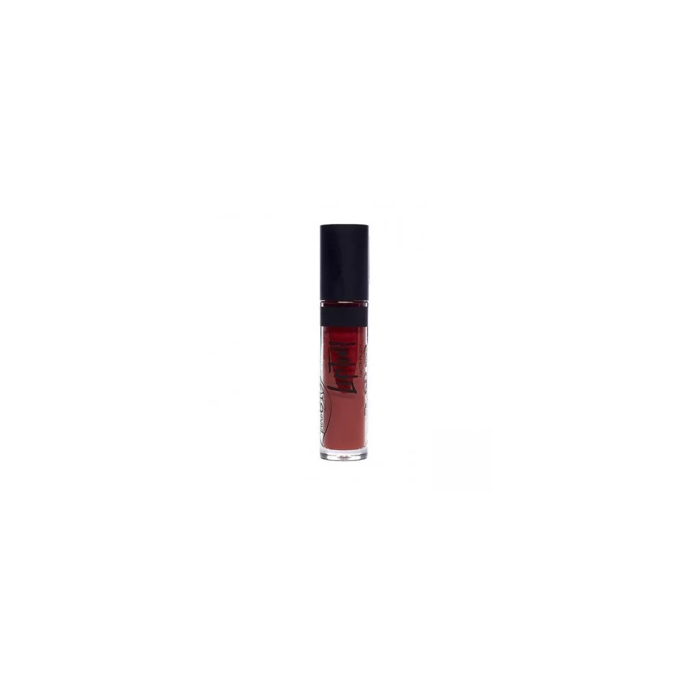Rouge à lèvre liquide Mat- Puro Bio Cosmetics 05- Rouge corail