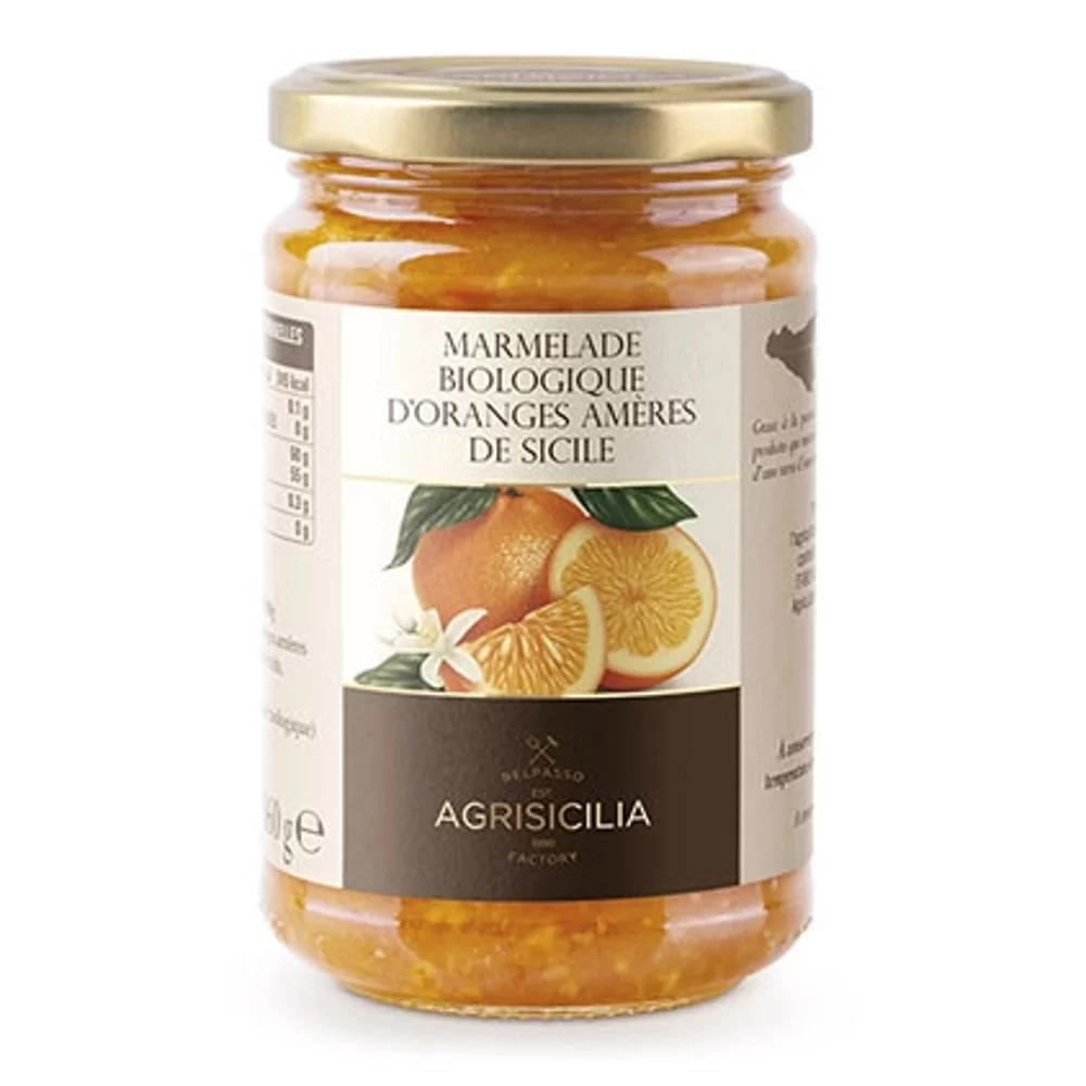 Marmelade d'oranges amères de Sicile 360 g Agrisicilia BIO