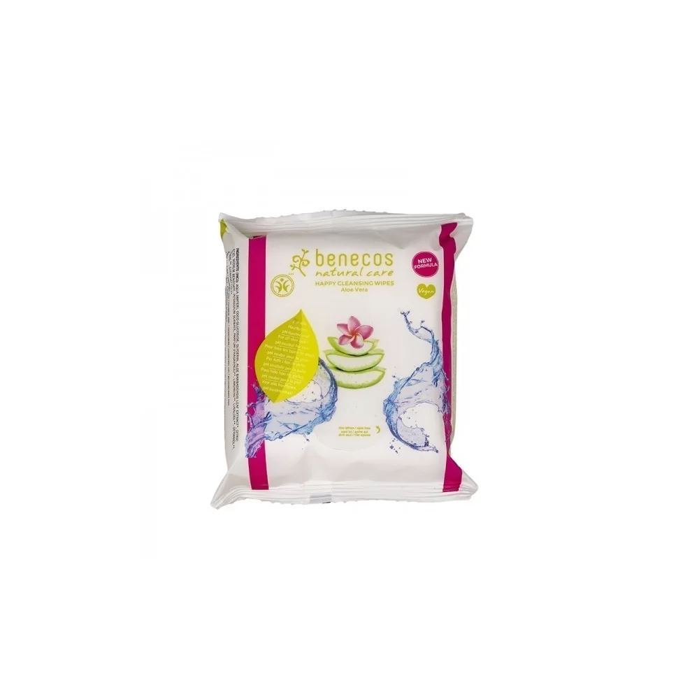 Lingettes Nettoyantes Visage - 25 Unités - Benecos