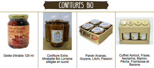 Confitures bio