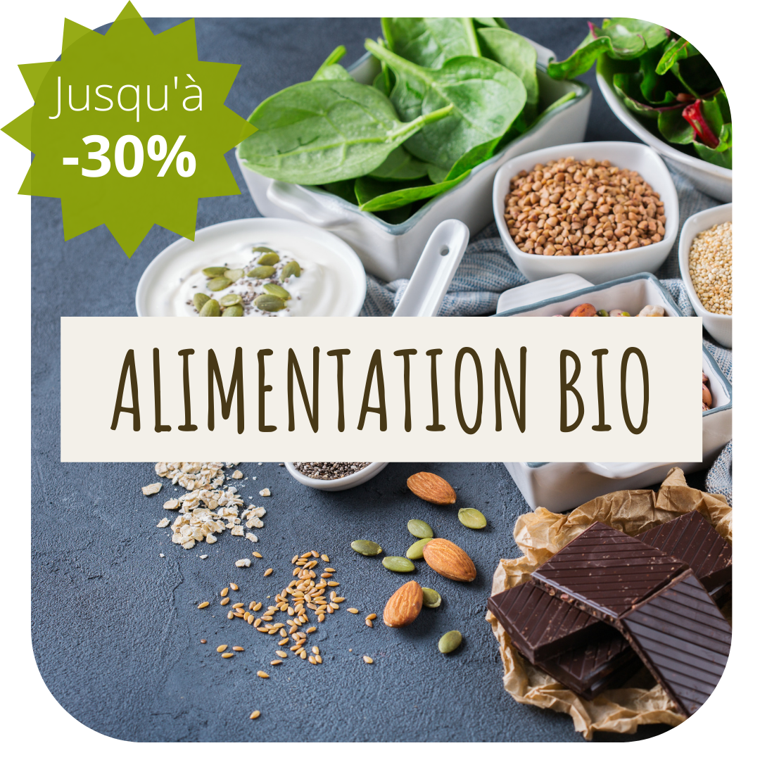 Alimentation saine, épicerie BIO en promotion